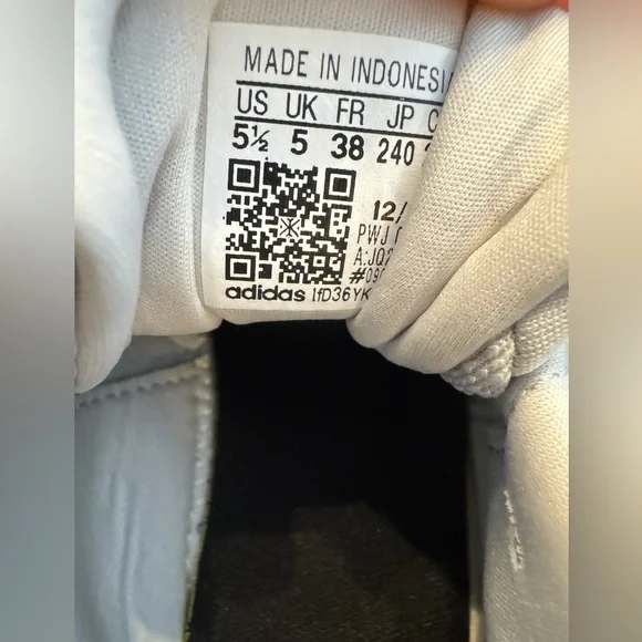 Adidas Ultrarun 5 J 'White Lucid Lemon 5.5 - Picture 5 of 9